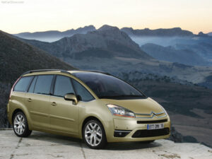 Medžiaginiai automobilio kilimėliai CITROEN C4 GRAND PICASSO I 2007-2011