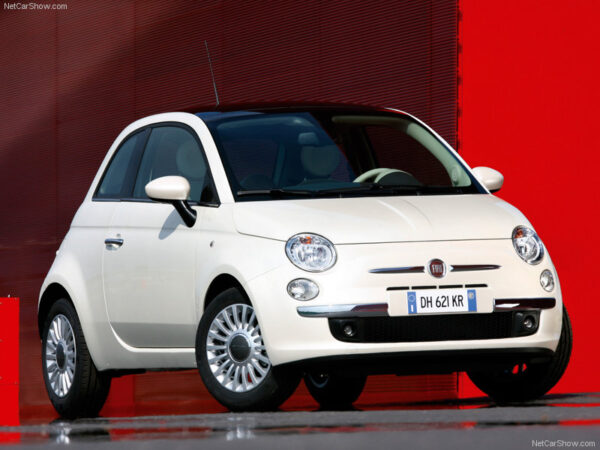 Medžiaginiai automobilio kilimėliai FIAT 500 2007>