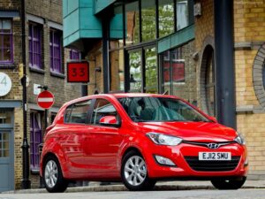 Medžiaginiai automobilio kilimėliai HYUNDAI i20 2008-2014
