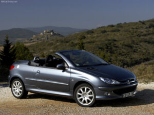 Medžiaginiai automobilio kilimėliai PEUGEOT 206 CC 2001-2007