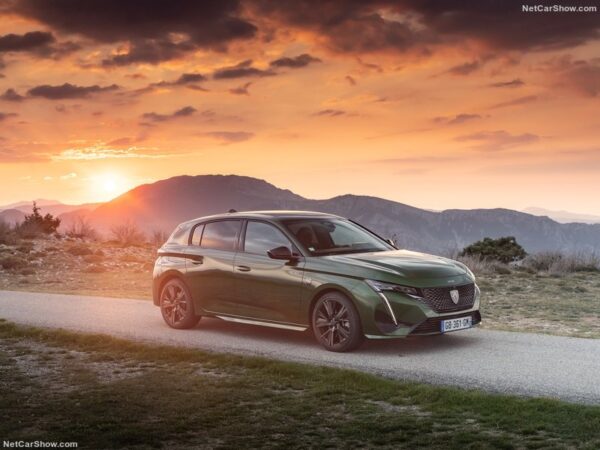 Medžiaginiai automobilio kilimėliai PEUGEOT 308 HB 5 durų 2021-2023