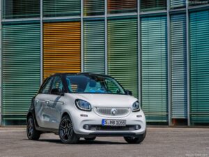 Medžiaginiai automobilio kilimėliai SMART FORFOUR II 2014>